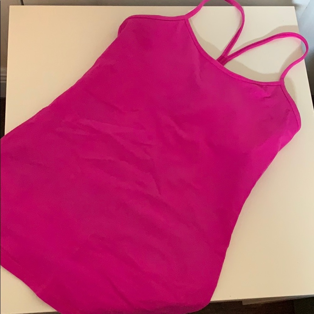 Hot pink lululemon top